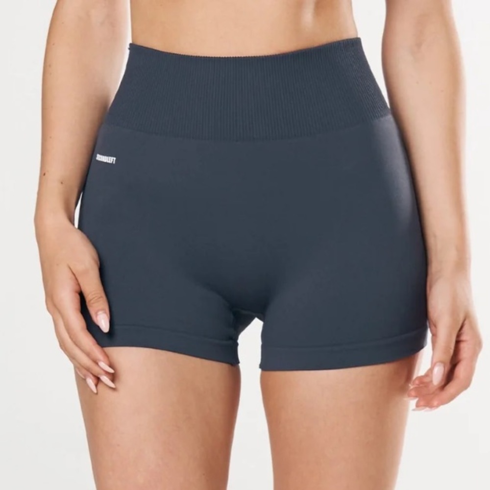 SECONDLEFT Mini Biker Short Nandex Navy Size Small